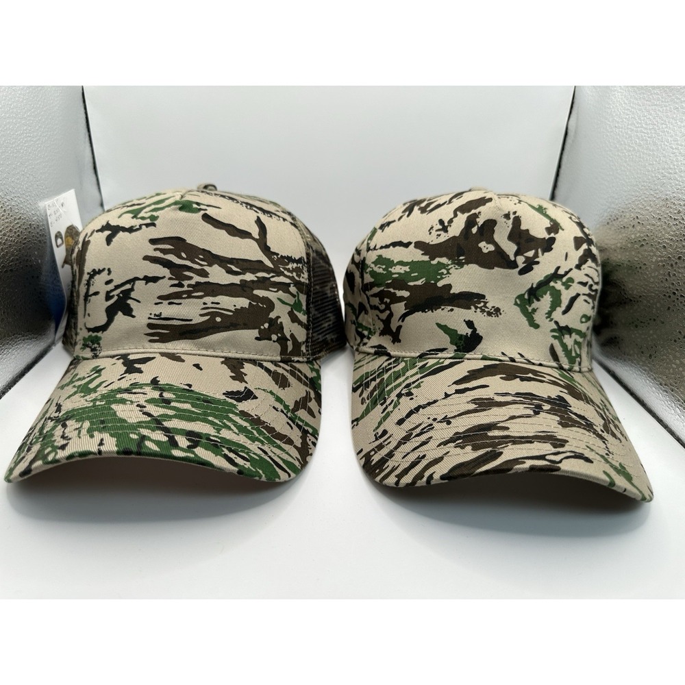 HitWear Baseball Cap Camo Snapback Hat Men's Adjustable Lot Of 2